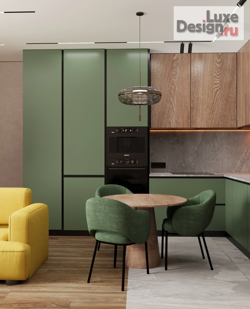 Дизайн интерьера двухкомнатной квартиры "ЖК Адалин на Южном, г. Барнаул" (фото 5)