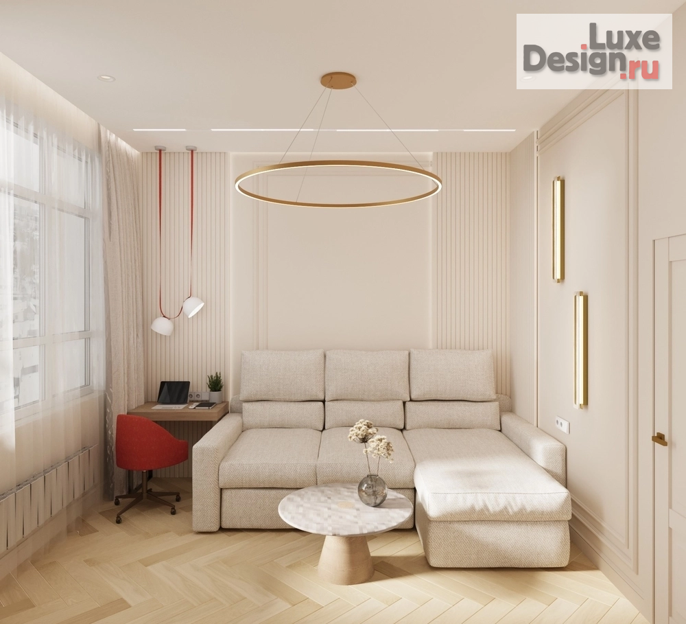 Дизайн интерьера трехкомнатной квартиры "ЖК-1 Ленинградский, г. Москва" (фото 14)