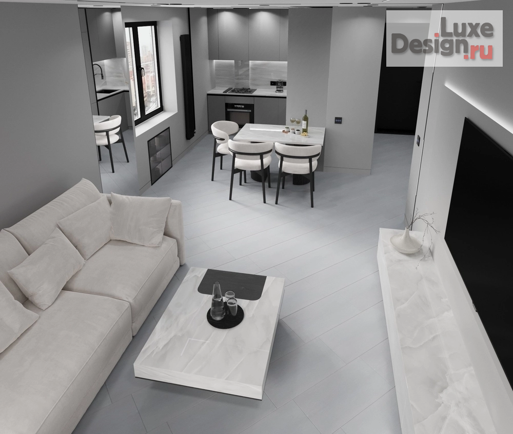 Дизайн интерьера двухкомнатной квартиры "Квартира 2х комнатная, для девушки и кота) г. Истра" (фото 17)