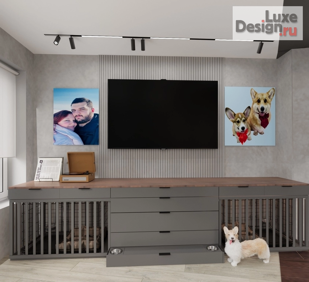 Дизайн интерьера трехкомнатной квартиры "ЖК "Движение Говорово", г. Москва" (фото 18)