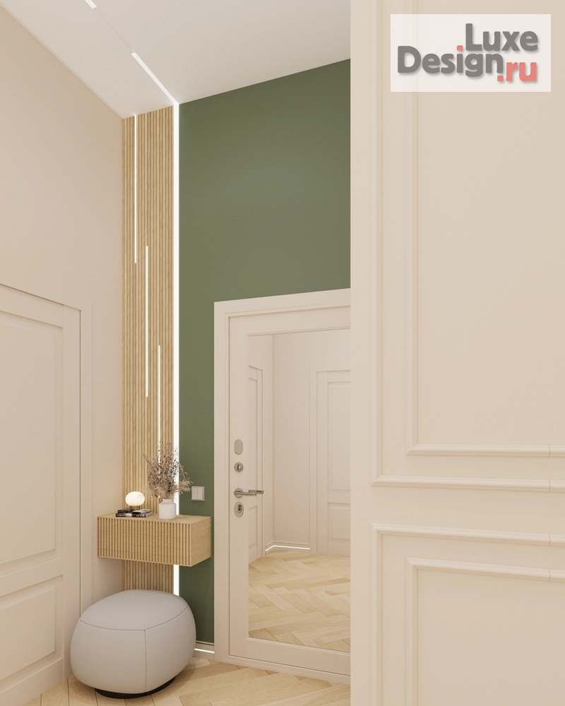 Дизайн интерьера трехкомнатной квартиры "ЖК-1 Ленинградский, г. Москва" (фото 20)