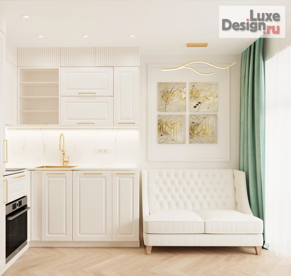 Дизайн интерьера однокомнатной квартиры "Квартира для сдачи в аренду, г. Барнаул" (фото 8)