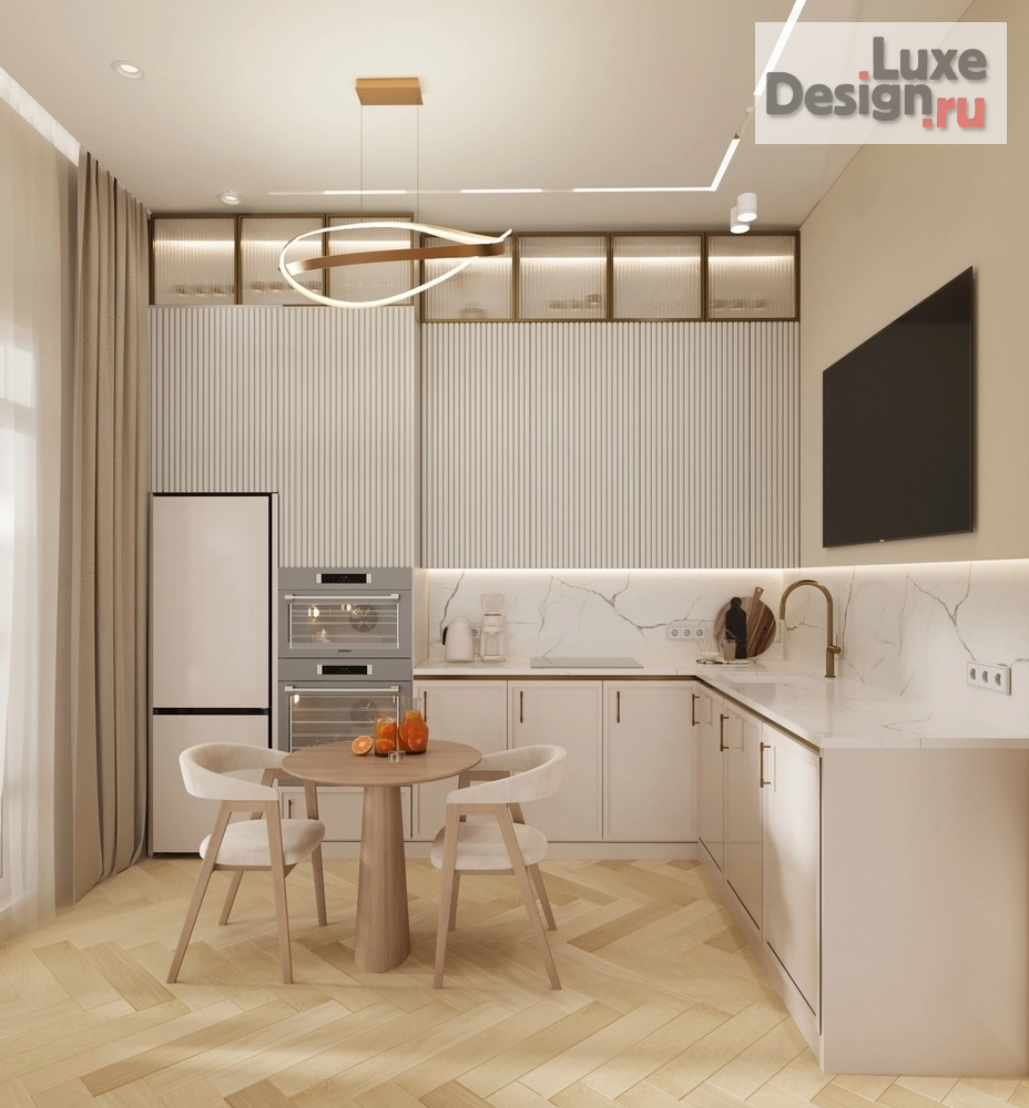 Дизайн интерьера трехкомнатной квартиры "ЖК-1 Ленинградский, г. Москва" (фото 25)