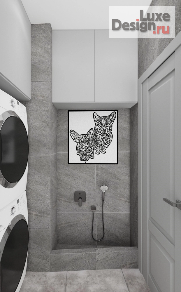 Дизайн интерьера трехкомнатной квартиры "ЖК "Движение Говорово", г. Москва" (фото 26)