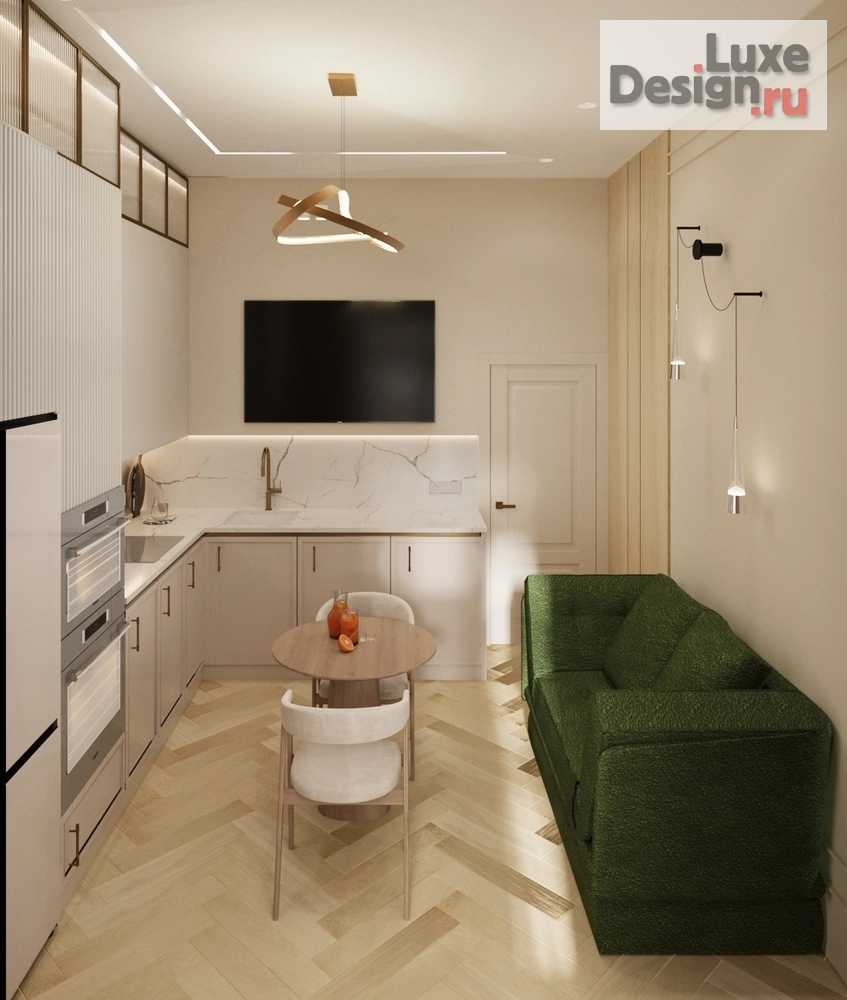 Дизайн интерьера трехкомнатной квартиры "ЖК-1 Ленинградский, г. Москва" (фото 26)