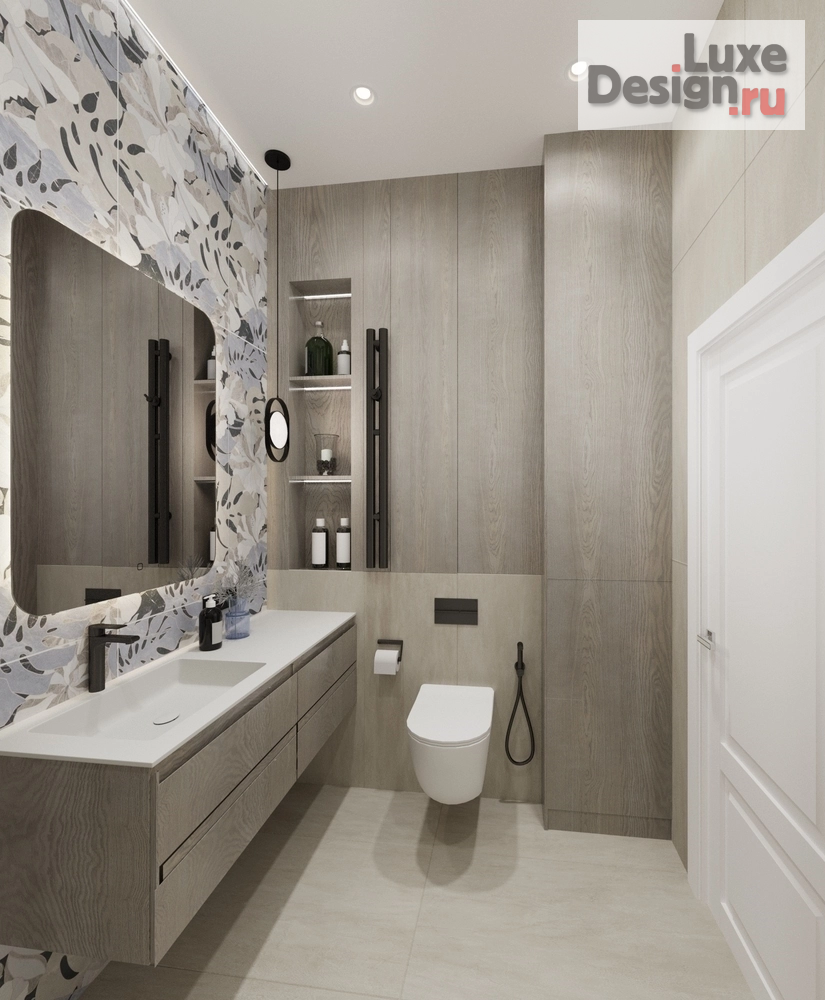 Дизайн интерьера трехкомнатной квартиры "ЖК-1 Ленинградский, г. Москва" (фото 6)