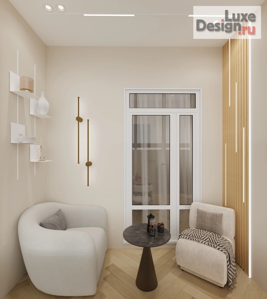 Дизайн интерьера трехкомнатной квартиры "ЖК-1 Ленинградский, г. Москва" (фото 31)