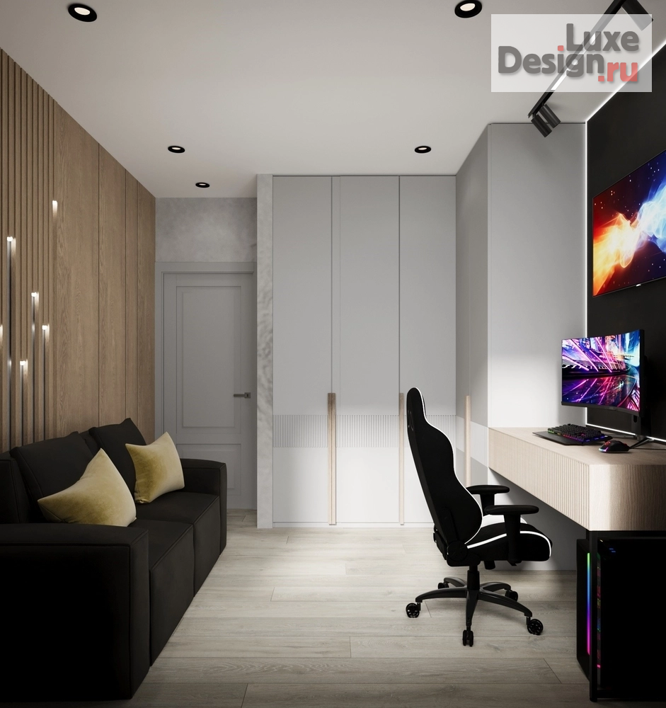 Дизайн интерьера трехкомнатной квартиры "ЖК "Движение Говорово", г. Москва" (фото 32)