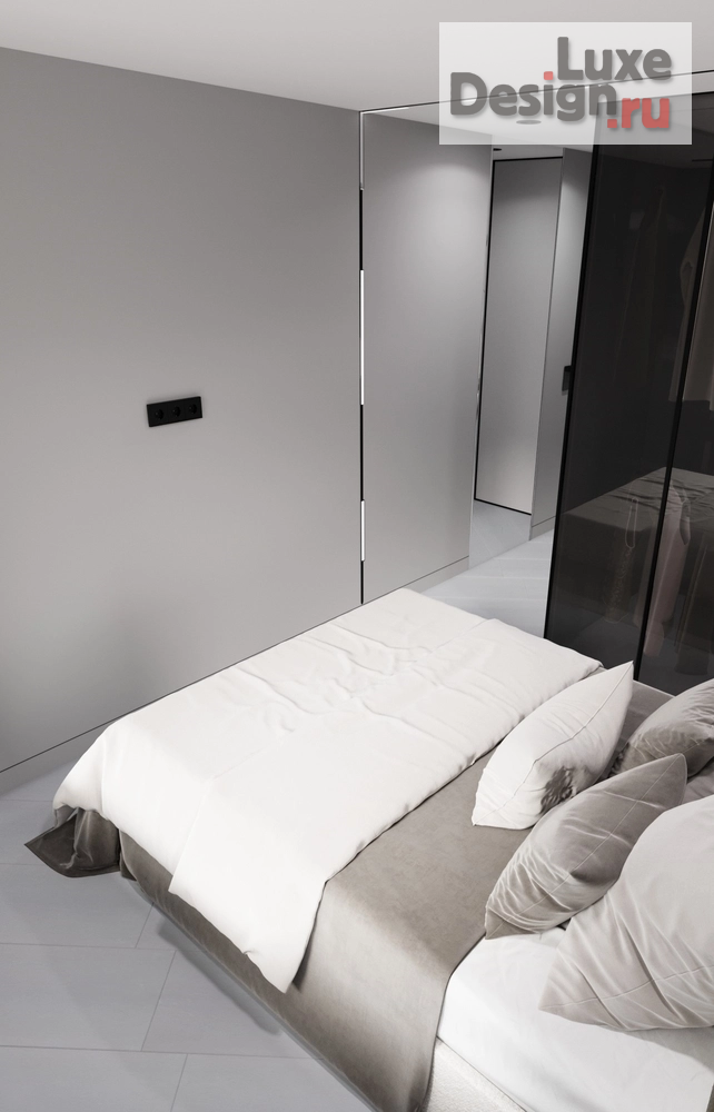 Дизайн интерьера двухкомнатной квартиры "Квартира 2х комнатная, для девушки и кота) г. Истра" (фото 3)