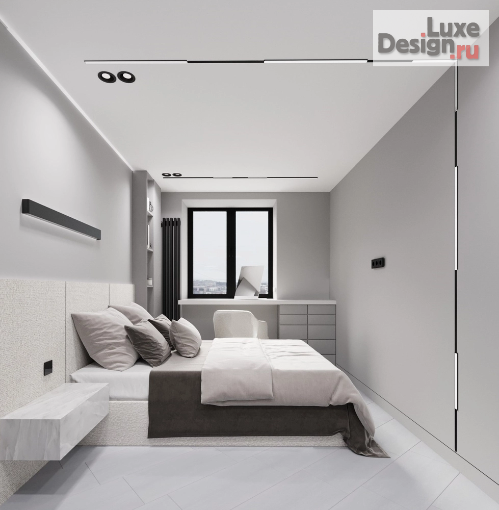 Дизайн интерьера двухкомнатной квартиры "Квартира 2х комнатная, для девушки и кота) г. Истра" (фото 4)