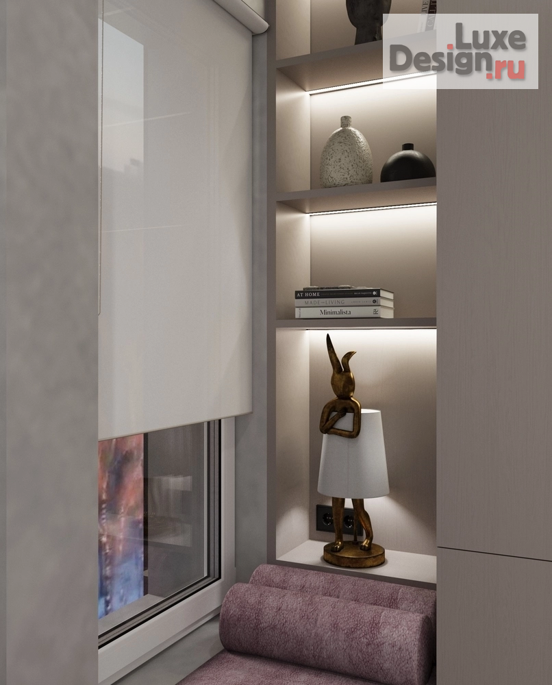 Дизайн интерьера трехкомнатной квартиры "ЖК "Движение Говорово", г. Москва" (фото 5)