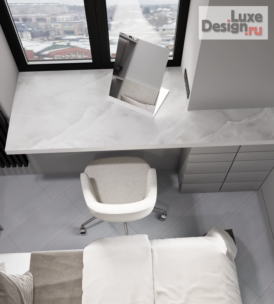 Дизайн интерьера двухкомнатной квартиры "Квартира 2х комнатная, для девушки и кота) г. Истра" (фото 5)