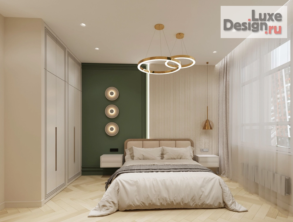 Дизайн интерьера трехкомнатной квартиры "ЖК-1 Ленинградский, г. Москва" (фото 1)