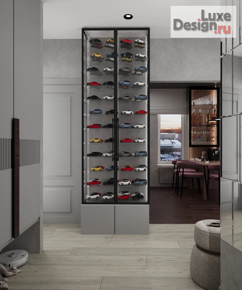 Дизайн интерьера трехкомнатной квартиры "ЖК "Движение Говорово", г. Москва" (фото 6)