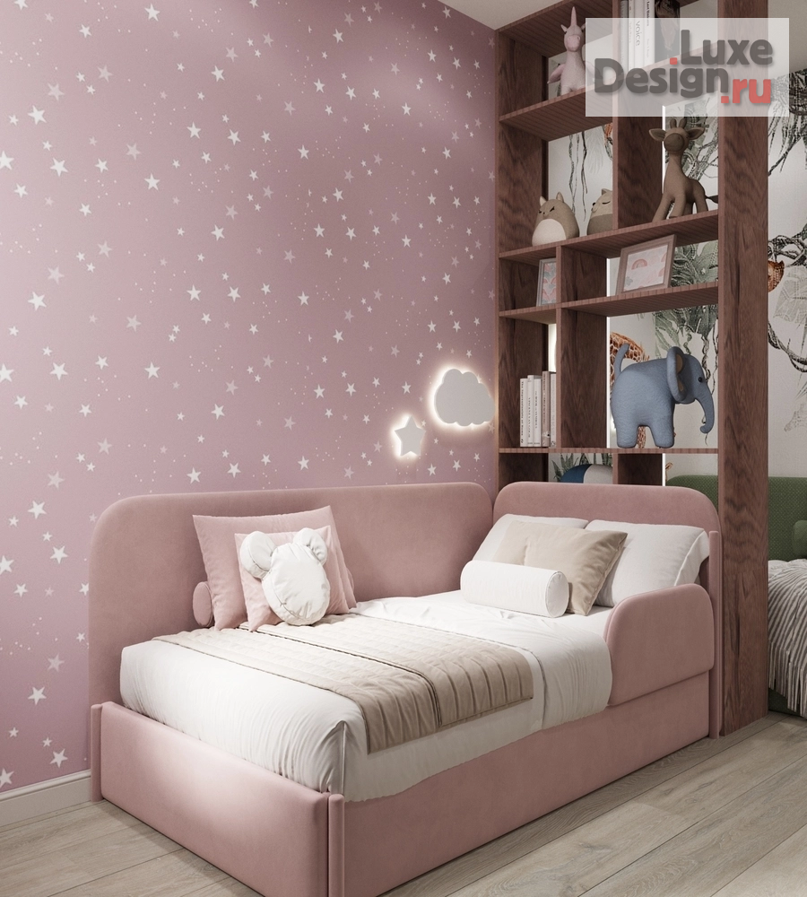 Дизайн интерьера детской "Детская для разнополых детей" (фото 6)