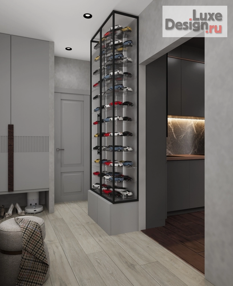 Дизайн интерьера трехкомнатной квартиры "ЖК "Движение Говорово", г. Москва" (фото 7)