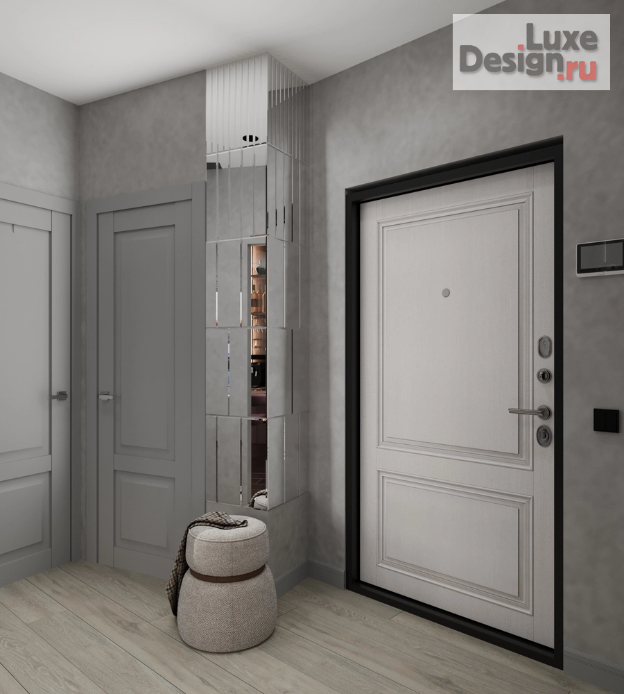 Дизайн интерьера трехкомнатной квартиры "ЖК "Движение Говорово", г. Москва" (фото 9)