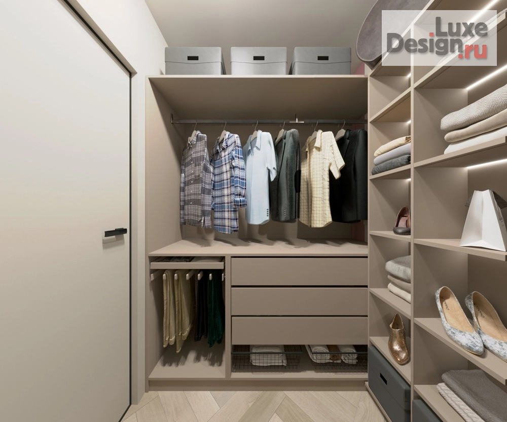 Дизайн интерьера трехкомнатной квартиры "ЖК Хорошоево г. Барнаул" (фото 20)