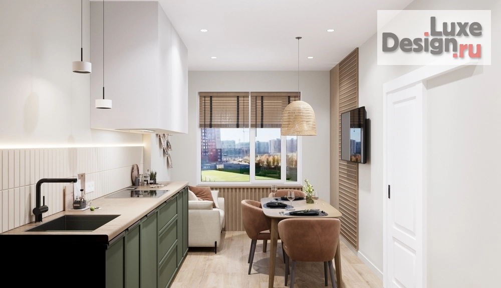 Дизайн интерьера трехкомнатной квартиры "ЖК Полис Лаврики, г. Санкт-Петербург" (фото 4)