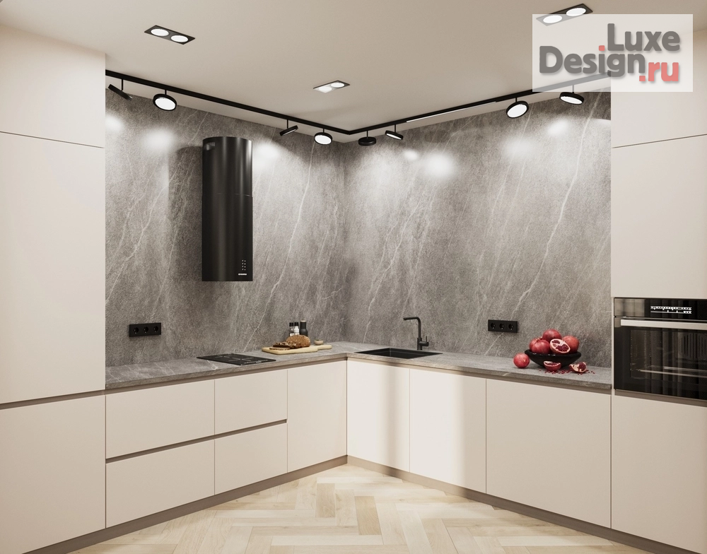 Дизайн интерьера трехкомнатной квартиры "ЖК Хорошоево г. Барнаул" (фото 4)