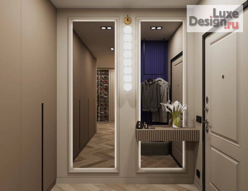 Дизайн интерьера трехкомнатной квартиры "ЖК Хорошоево г. Барнаул" (фото 9)