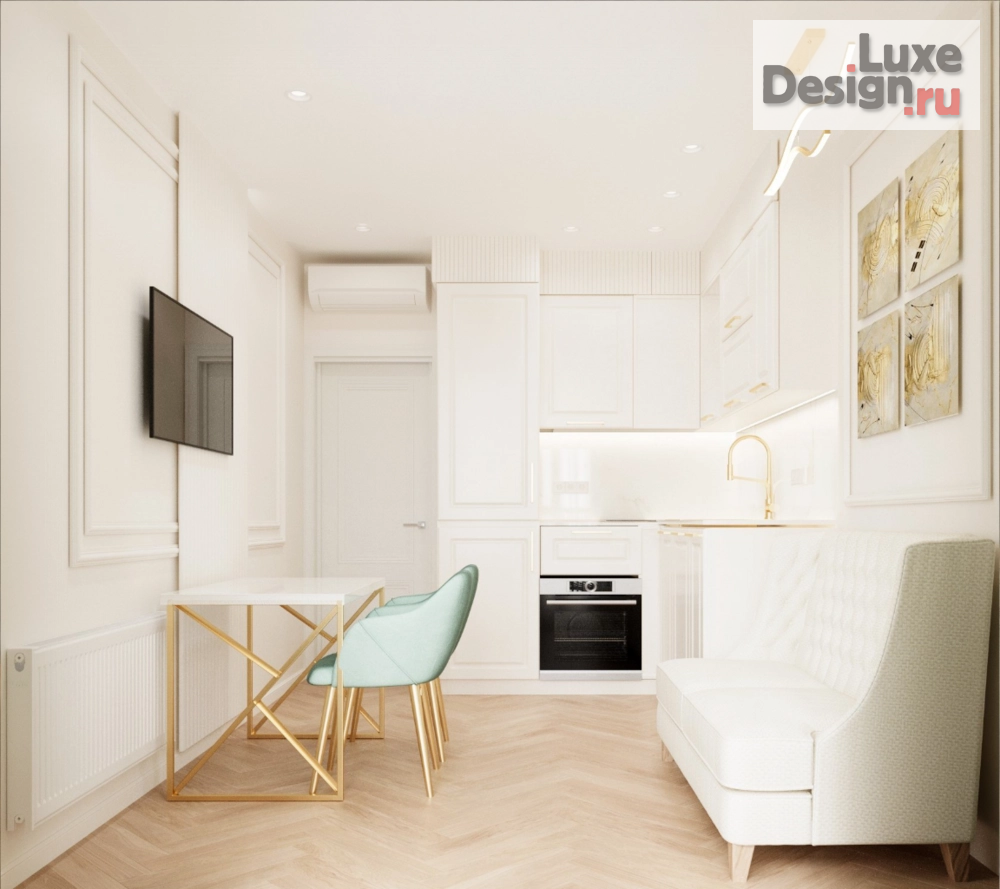 Дизайн интерьера однокомнатной квартиры "Квартира для сдачи в аренду, г. Барнаул" (фото 5)