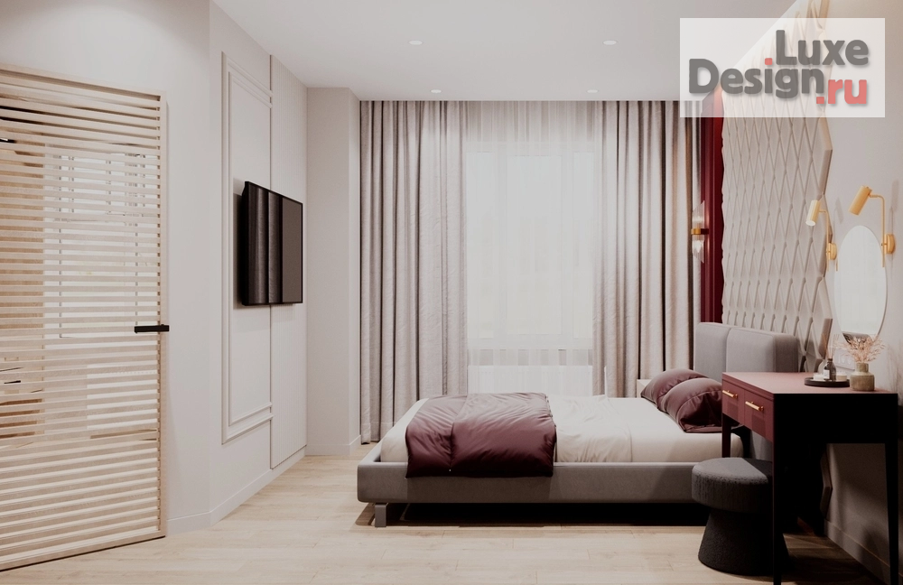 Дизайн интерьера трехкомнатной квартиры "ЖК Полис Лаврики, г. Санкт-Петербург" (фото 6)