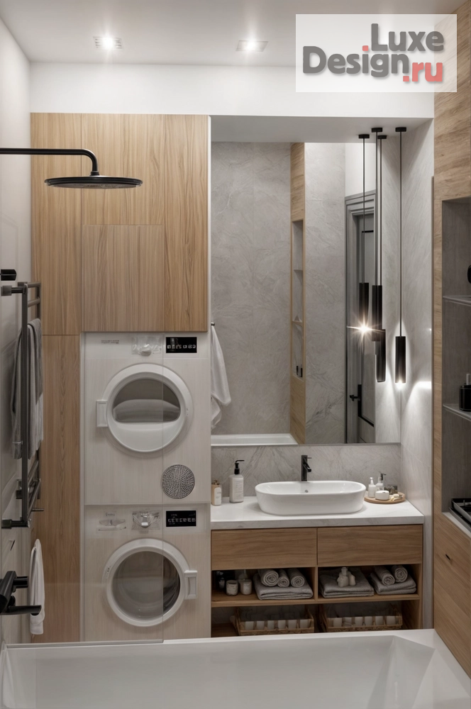 Дизайн интерьера трехкомнатной квартиры "Дизайн-проект квартиры в ЖК Дружный 3, г. Барнаул" (фото 6)