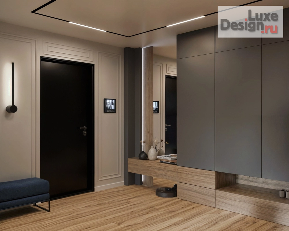Дизайн интерьера трехкомнатной квартиры "Дизайн-проект ЖК "ОЗОН" г. Барнаул" (фото 6)