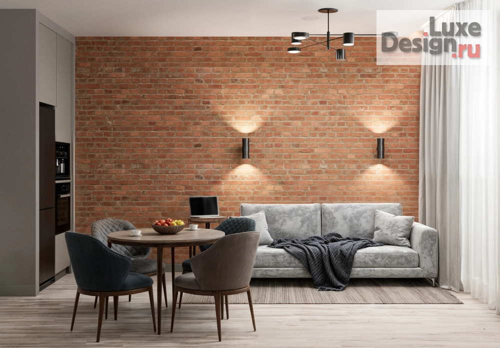 Дизайн интерьера трехкомнатной квартиры "Дизайн-проект квартиры в ЖК Дружный 3, г. Барнаул" (фото 1)