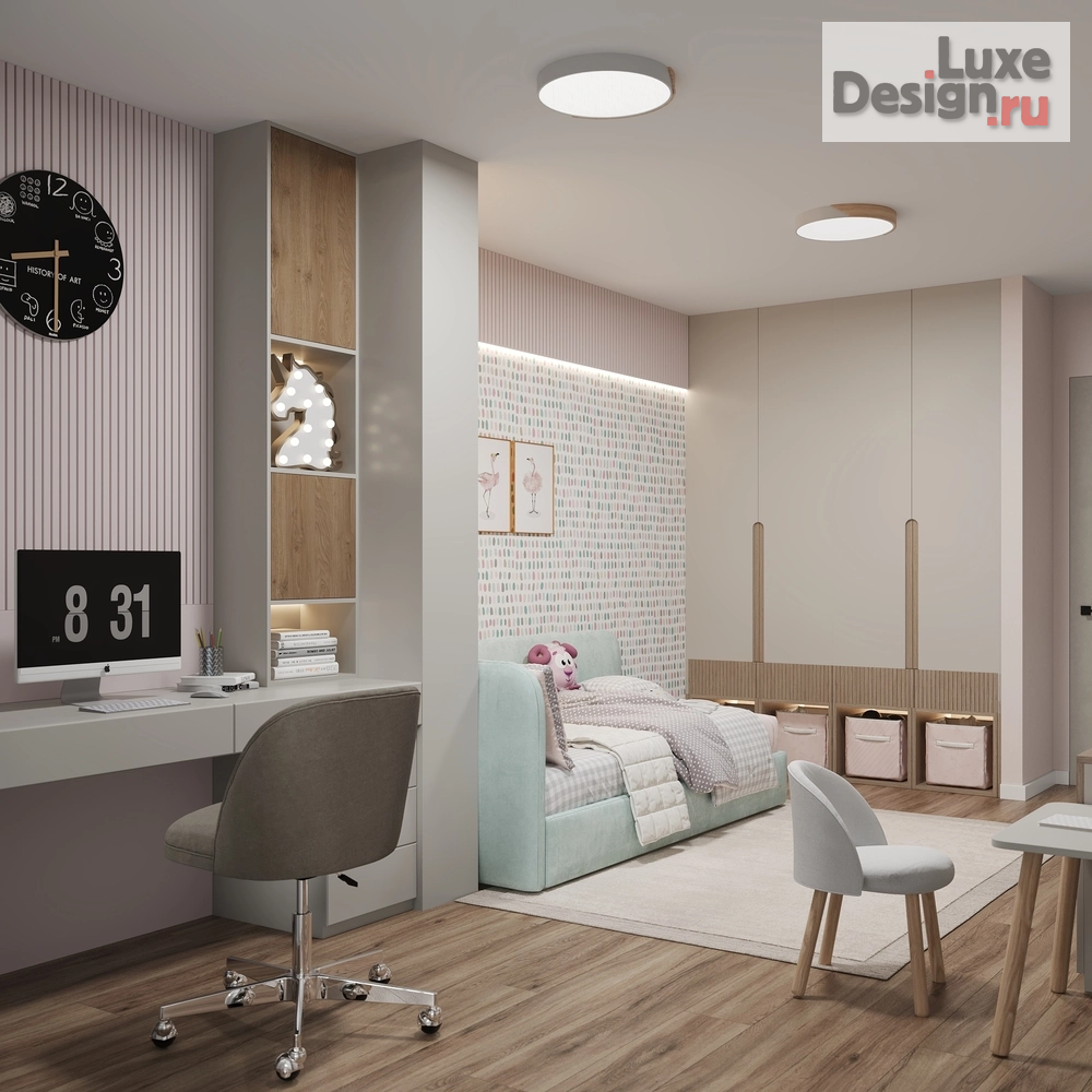 Дизайн интерьера трехкомнатной квартиры "Дизайн-проект ЖК "ОЗОН" г. Барнаул" (фото 14)