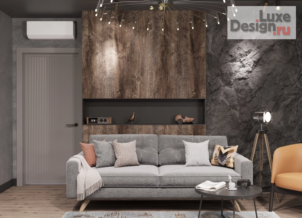 Дизайн интерьера гостиной "Гостиная в стиле "LOFT"" (фото 2)