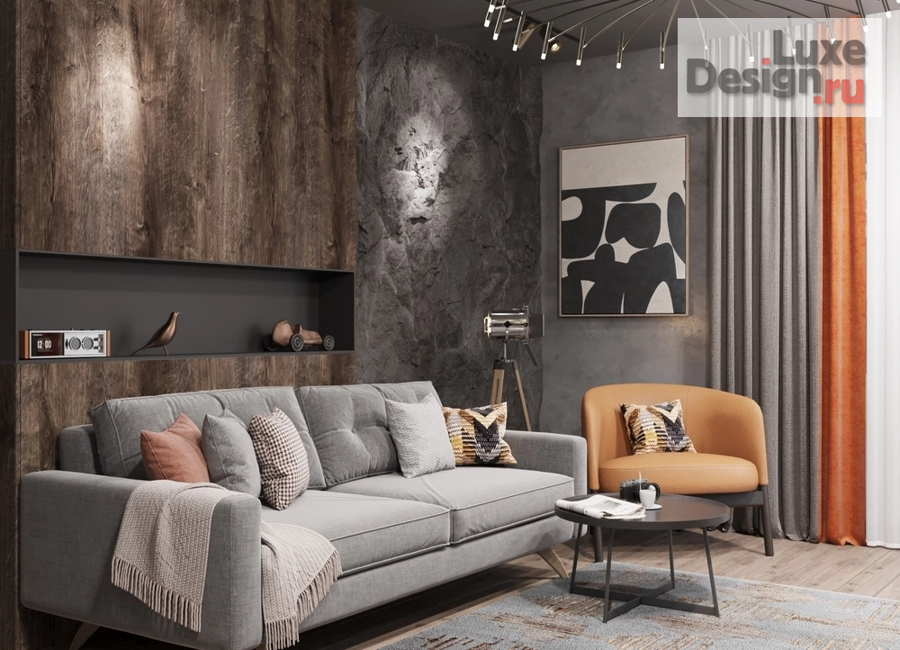 Дизайн интерьера гостиной "Гостиная в стиле "LOFT"" (фото 3)