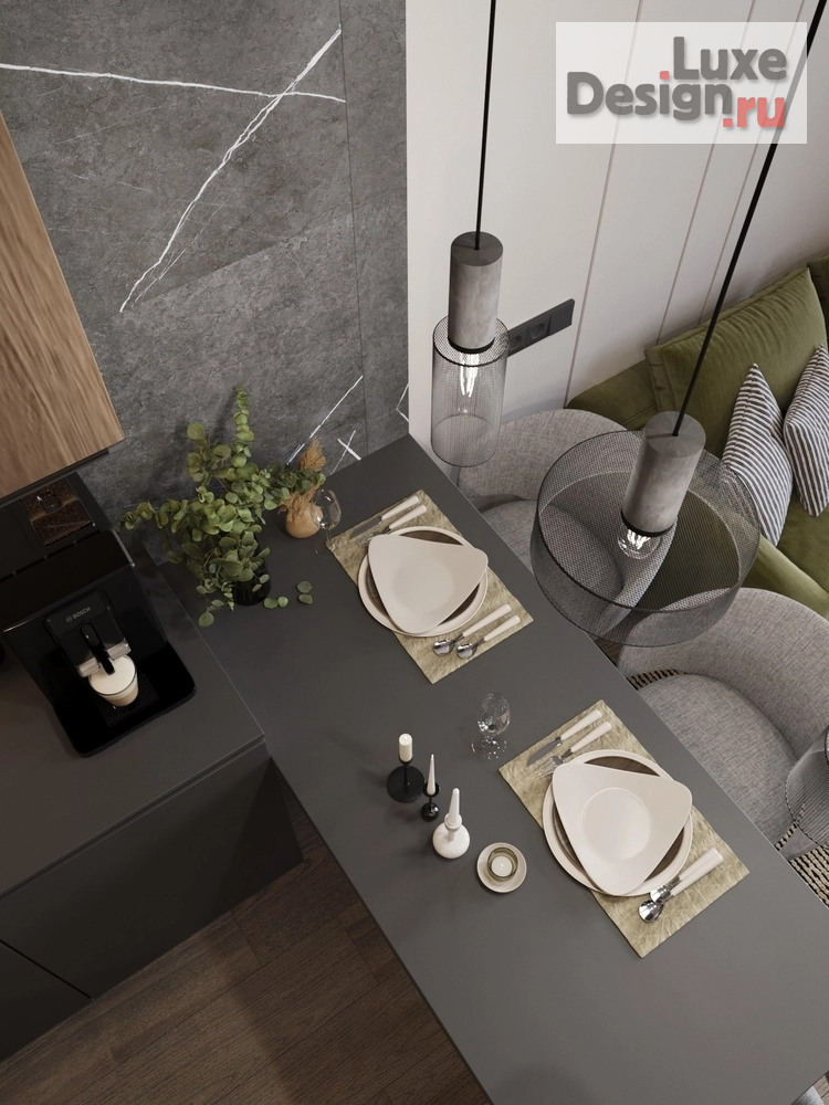 Дизайн интерьера двухкомнатной квартиры "Проект евродвушки " (фото 1)