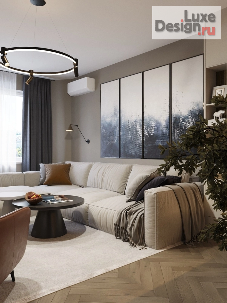 Дизайн интерьера гостиной "Проект гостиной" (фото 1)