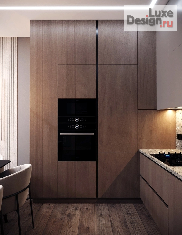 Дизайн интерьера кухни "Кухня гостиная в современном стиле" (фото 6)