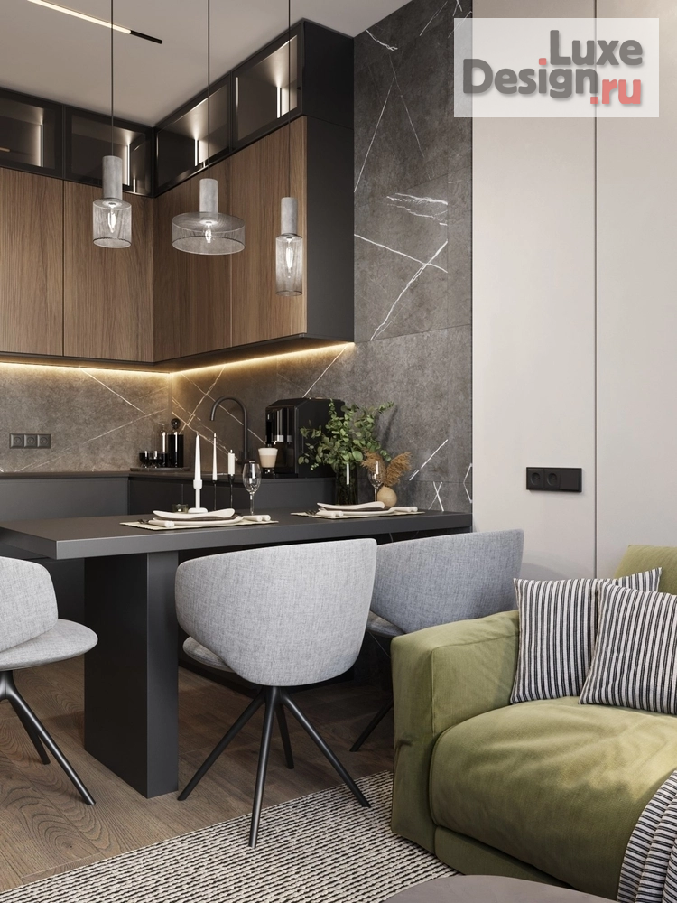 Дизайн интерьера двухкомнатной квартиры "Проект евродвушки " (фото 18)