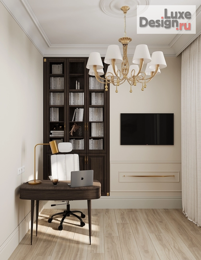 Дизайн интерьера спальни "Реализованные дизайн проекты в 2024 г." (фото 2)