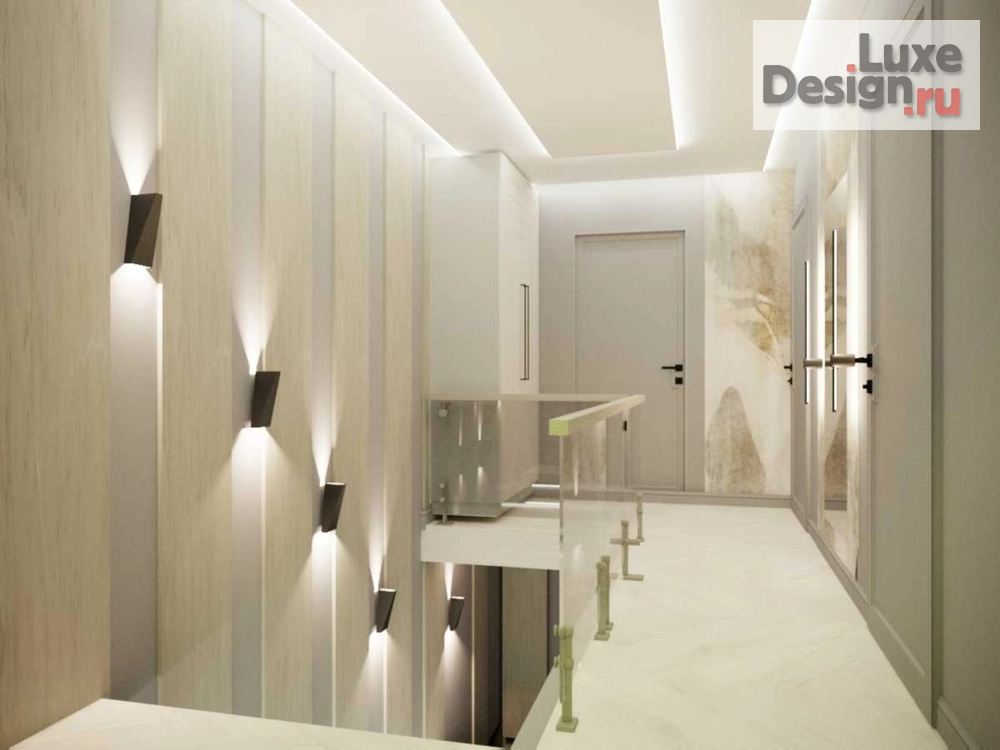 Дизайн интерьера частного дома "Лестничный пролет" (фото 4)