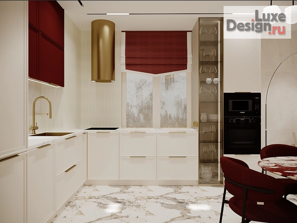 Дизайн интерьера гостиной "Кухня-гостиная" (фото 4)