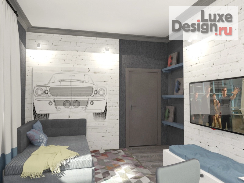 Дизайн интерьера квартиры "Дизайн детской" (фото 1)