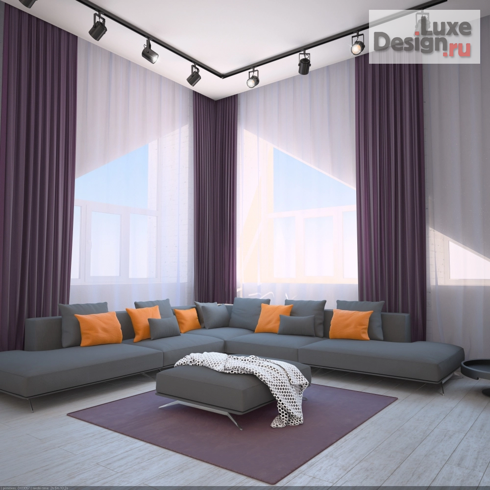 Дизайн интерьера четырехкомнатной квартиры "Проект квартиры 176 кв.м." (фото 3)