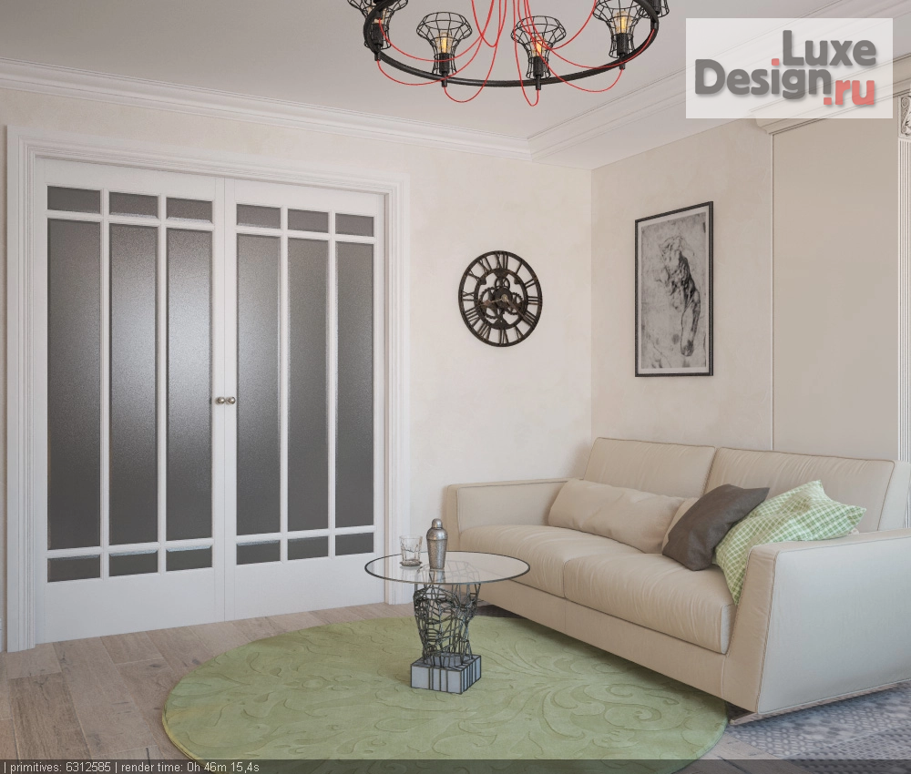 Дизайн интерьера гостиной "Проект кухни-гостиной" (фото 7)