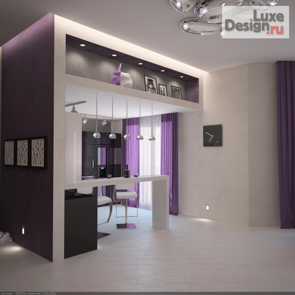 Дизайн интерьера четырехкомнатной квартиры "Проект квартиры 176 кв.м." (фото 8)