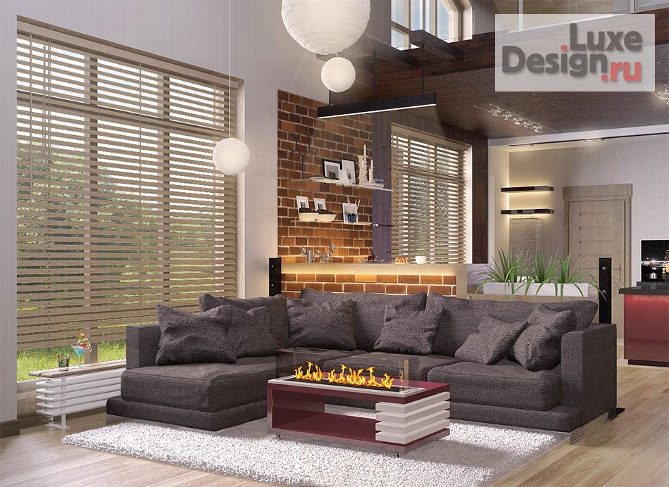 Дизайн интерьера гостиной "Проект гостиной" (фото 1)