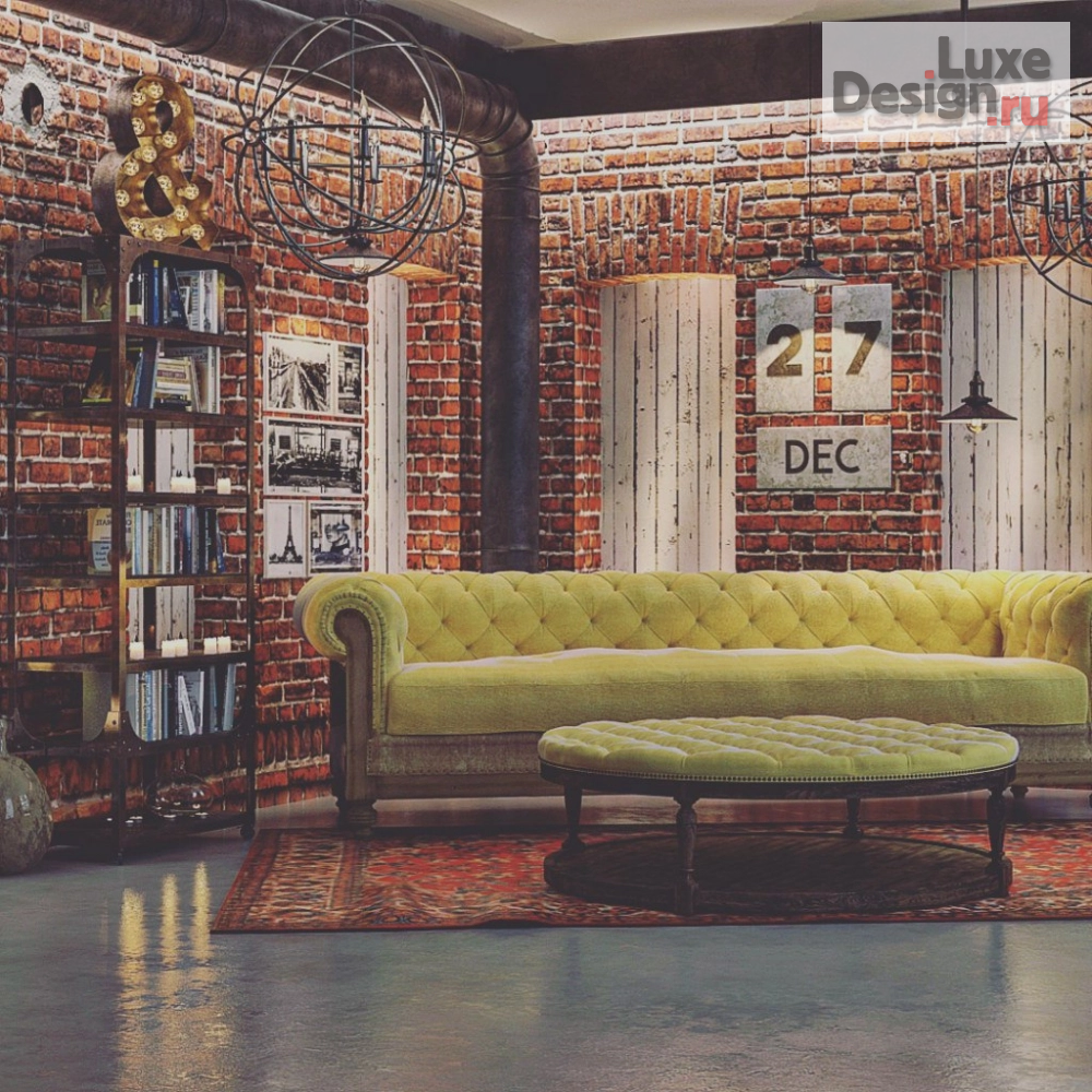 Дизайн интерьера клуба "Проект  в стиле лофт" (фото 2)