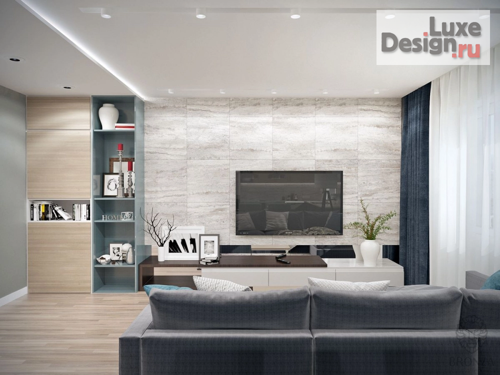 Дизайн интерьера однокомнатной квартиры "ДИЗАЙН-ПРОЕКТ "ДРУЖНЫЙ"" (фото 3)