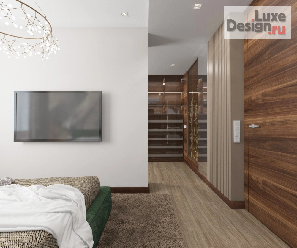 Дизайн интерьера трехкомнатной квартиры "Спальня в квартире" (фото 3)