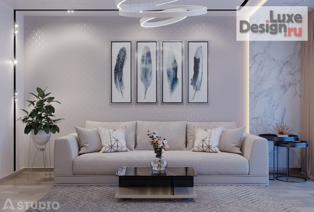 Дизайн интерьера трехкомнатной квартиры "Интерьер квартиры на ул. Приречная, г. Барнаул" (фото 10)