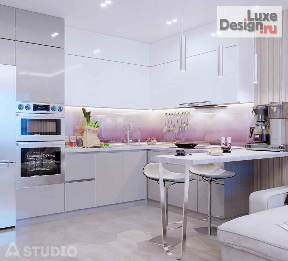 Дизайн интерьера четырехкомнатной квартиры "Квартира на ул. Эмилии Алексеевой, г. Барнаул" (фото 10)